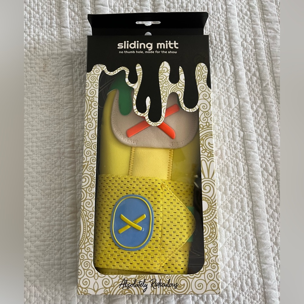 Absolutely Ridiculous Sliding Mitt- Banana. Brand New in box.